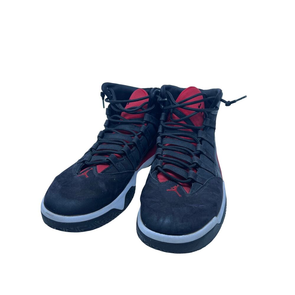 Jordan Max Aura Black Gym Red White Sneakers Mens 13